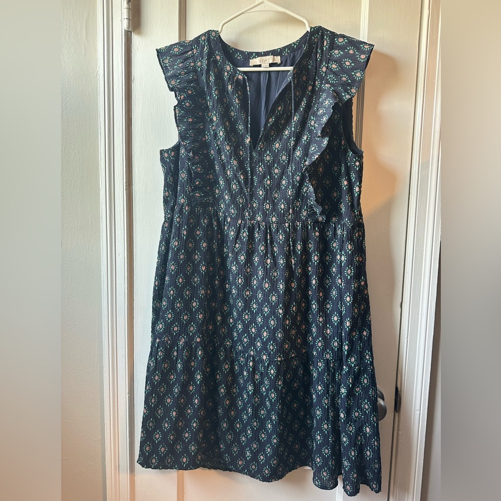 LOFT Navy Dress